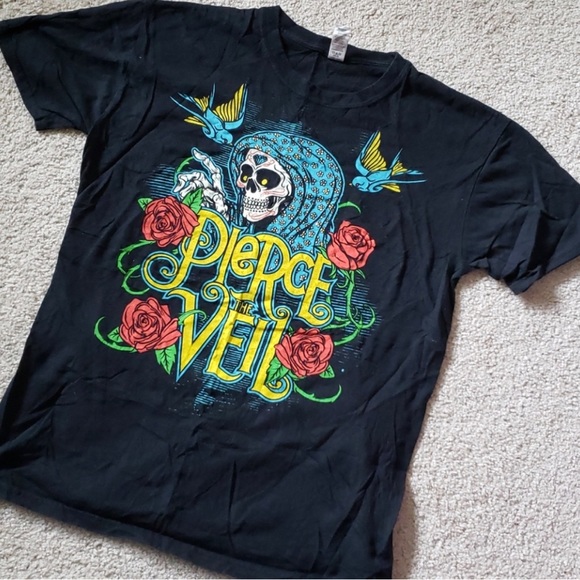 Tops Iso This Pierce The Veil Skull Tshirt Poshmark